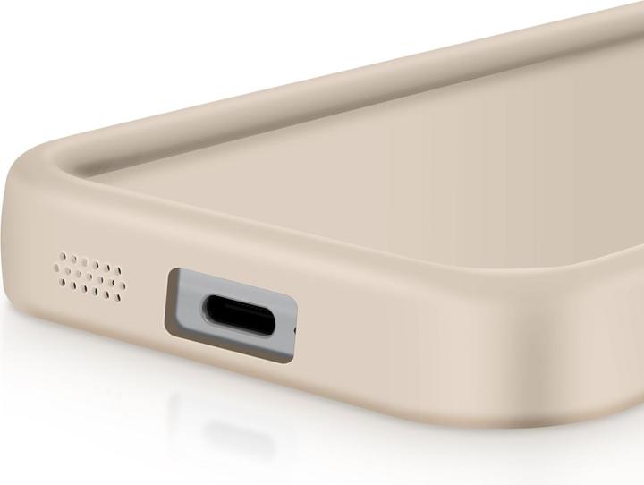 Actual product image OEM Rim TPU case for Samsung Galaxy S22 beige (Samsung Galaxy S22)