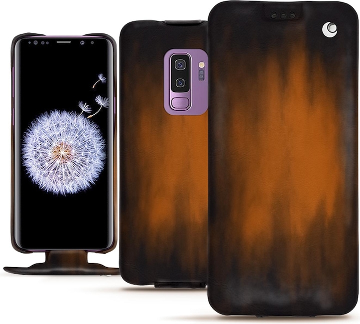 Actual product image Noreve Leather cover vertical (Samsung Galaxy S9+)