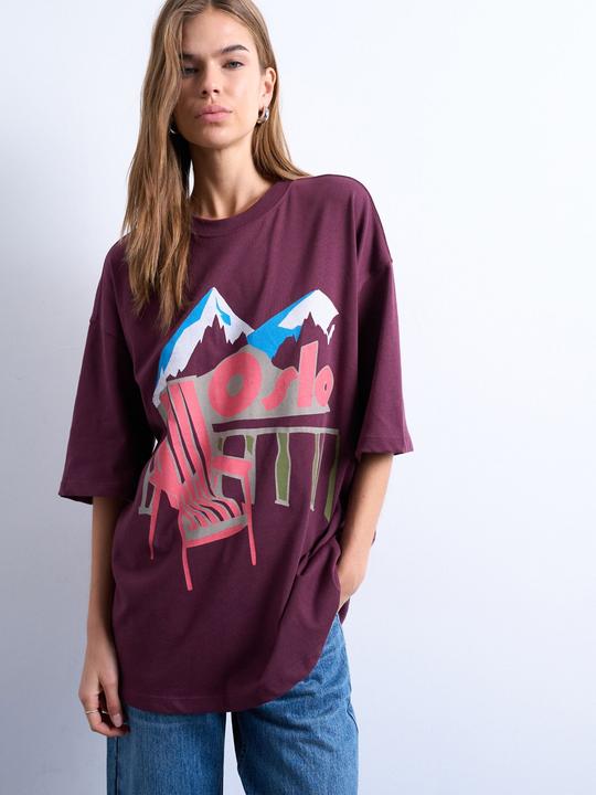 Actual product image Topshop Normal geschnitten Rundhalsausschnitt T-Shirt T-shirt (S)