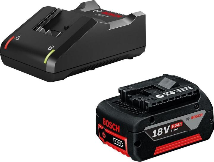 Produktbild Bosch Professional Zubehör Akku-Starter-Set GBA / 1x 5,0 Ah Akku + Ladegerät GAL 18V (18 V)