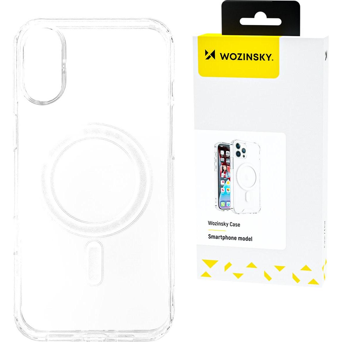 Wozinsky Etui Ultra Clear MagSafe na Samsung Galaxy S24 FE - przezroczyste (Samsung Galaxy S24 FE), Cover smartphone, Trasparente
