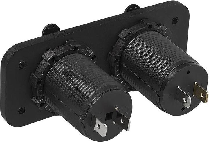 Actual product image ProPlus Installation kit: socket DIN + USB double socket 2x2100mA in blister