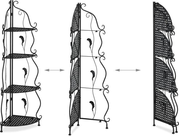 Actual product image Relaxdays Corner shelf (30 x 30 x 113 cm)
