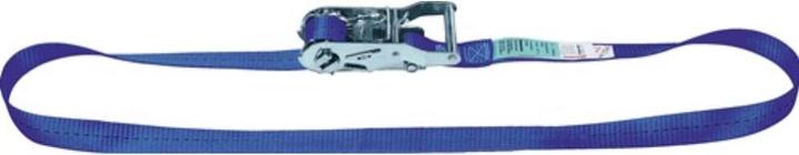 Actual product image Dolezych Lashing strap DIN EN 12195-2 length 5 m width 25 mm with ratchet LC U 1000 daN