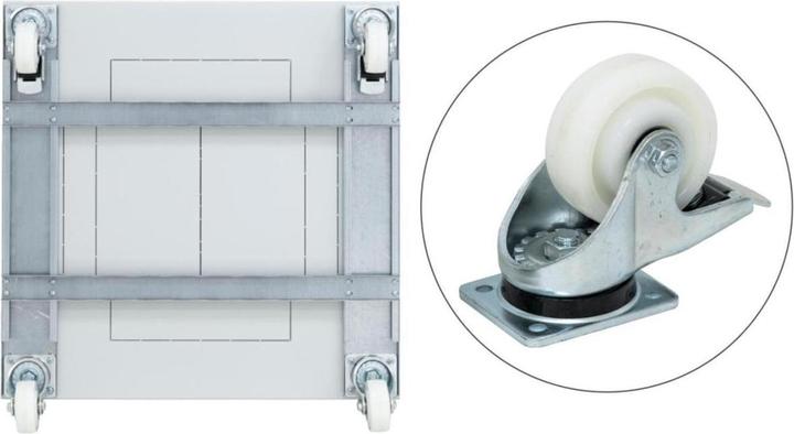 Actual product image Triton RAX-RK-T62-X1 - Roller set with reinforcement frame 600x1200 for RDARTA load capacity 1500 kg