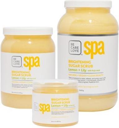 Actual product image Bcl Spa Brightening Sugar Scrub Lemon Lily 454g