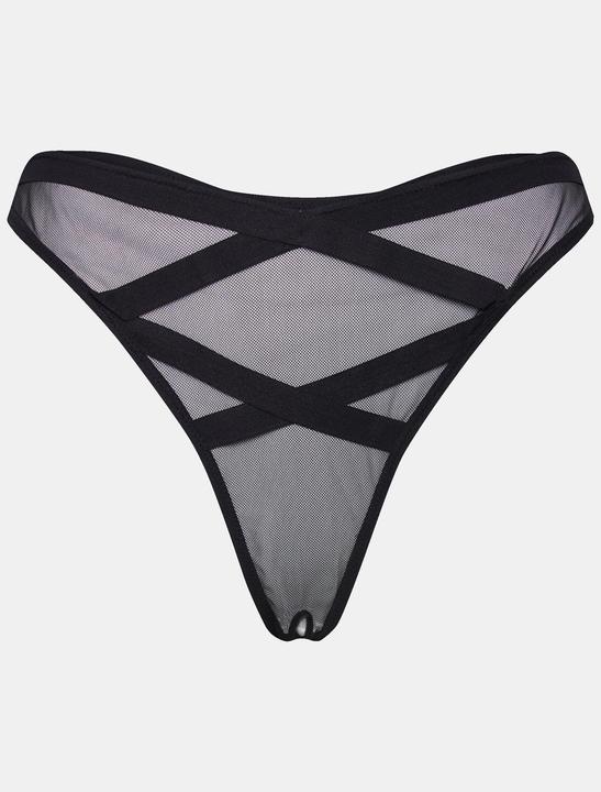 Produktbild Ulla Popken String, Mesh, Kreuzoptik (54)