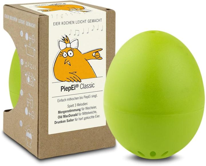 PiepEi Timer per uova canterino Luce verde classica