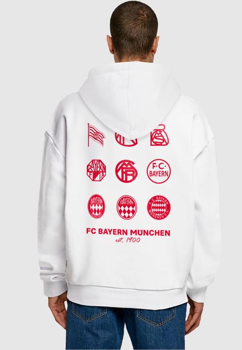 Produktbild FC Bayern München Logo History Red Ultra Heavy Hoody - 112187 (3XL)