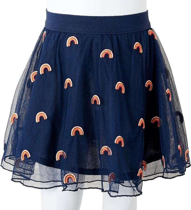 Produktbild VidaXL Kinderrock mit Tüll Marineblau 116,Aussenmaterial: 100 (116)