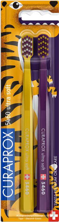 Image du produit Curaprox CS 5460 Duo Design Challenge 2021 Tigre (Souple, 2 x)