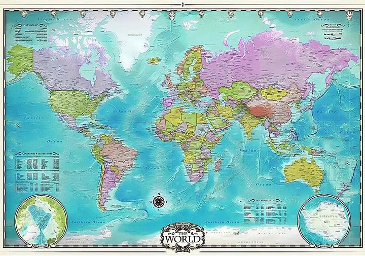 Immagine prodotto Eurographics Mappa del mondo (2000 pezzi)