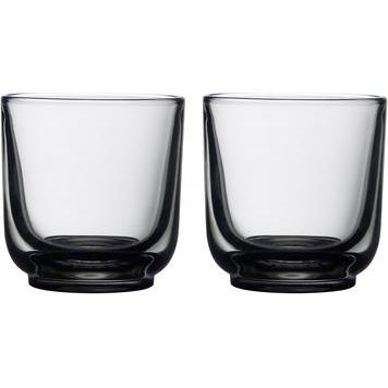 Fellow 2er-Set Pirch Cappuccino-Gläser, 190 ml, Grau, Bicchieri, Grigio