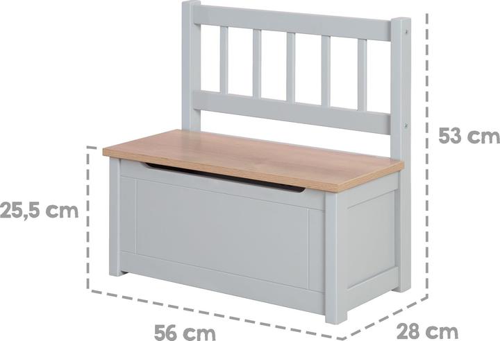 Image du produit Roba Banc coffre pour enfants (Banc pour enfants)