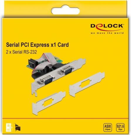 Produktbild Delock PCI-Express-Karte 90046 2x Seriell / RS232