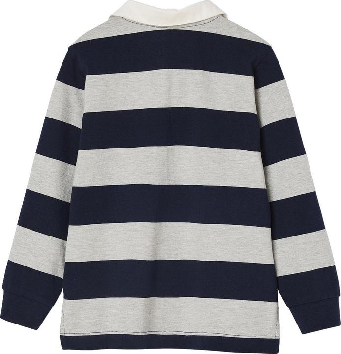 Actual product image Vertbaudet Gestreiftes Jungen Poloshirt mit Kontrast-Kragen (152)