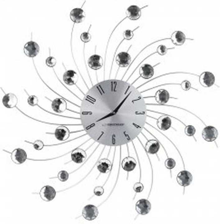 Actual product image Esperanza EHC004 Wall Clock Mechanical Wall Clock Other, Stainless Steel (50 cm)