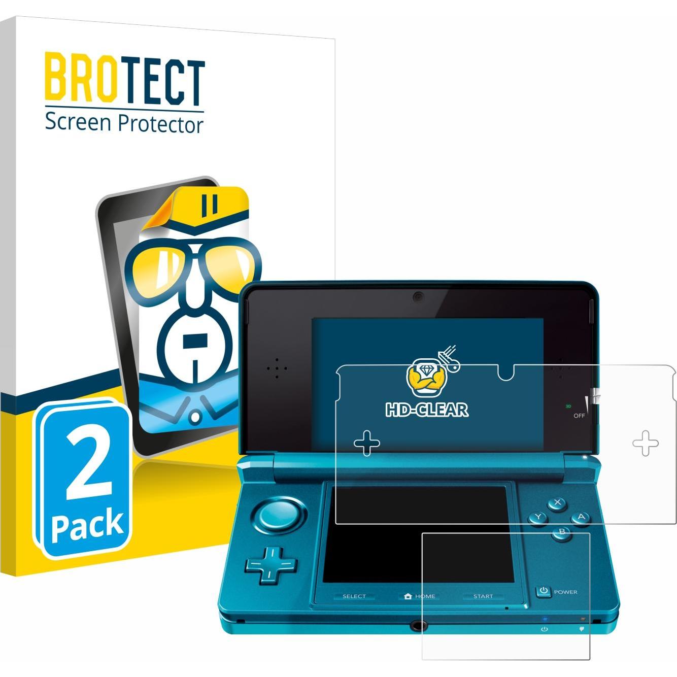 BROTECT Schutzfolie Displayschutz Klar (DSi XL), Weiteres Gaming Zubehör, Transparent