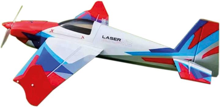 Image du produit Extremeflight-RC laser 60" v2 plus bleu/blanc/rouge arf avec attache rapide d'aile
