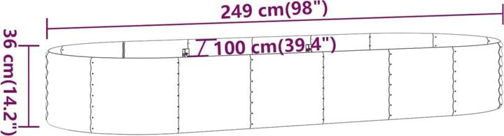 Produktbild vidaXL Hochbeet