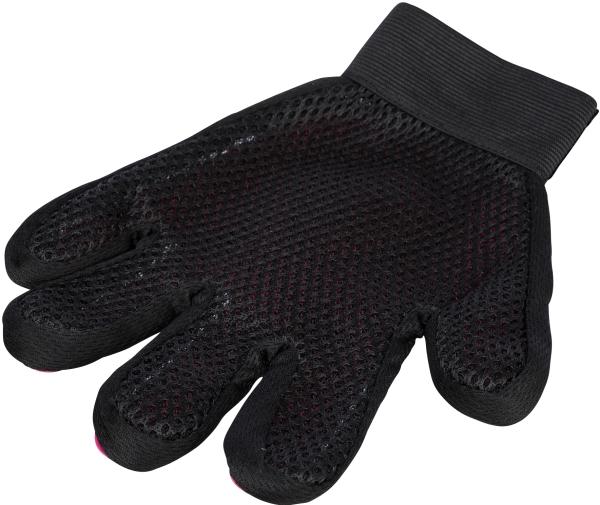 Produktbild Trixie Fur care glove, 16 × 24 cm, pink/sort (Hund, Katze)