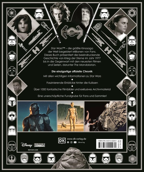 Produktbild Star Wars™ Die offizielle Geschichte Neuausgabe (Deutsch, Daniel Wallace, Pablo Hidalgo, Ryder Windham, Kristin Baver, 2021)
