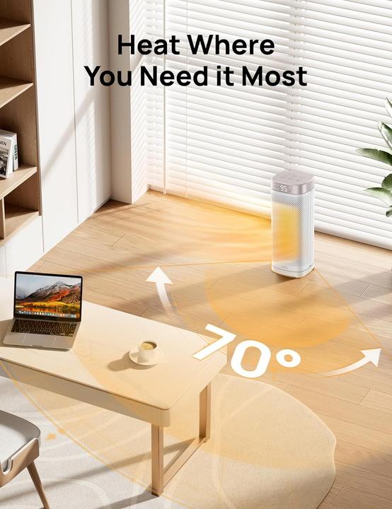 Actual product image Dreo Elektrischer Heizlüfter mit Thermostat (2000 W)