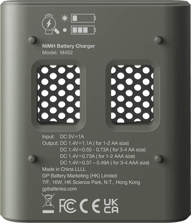 Actual product image GP Batteries M452 (1 pcs., AA, AAA)