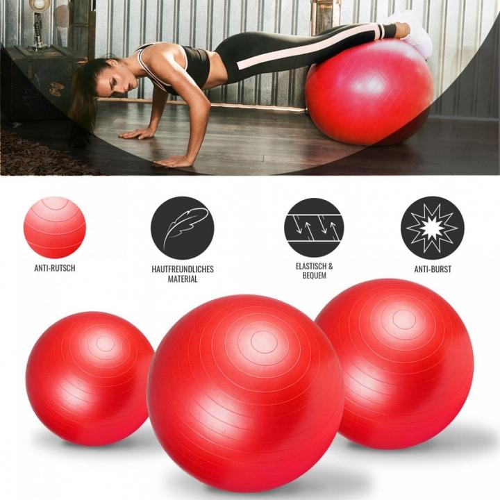 Image du produit Gorilla Sports ballon de gymnastique (75 cm)