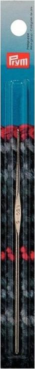 Actual product image Prym Crochet hook without handle, silver 1.00 mm, card