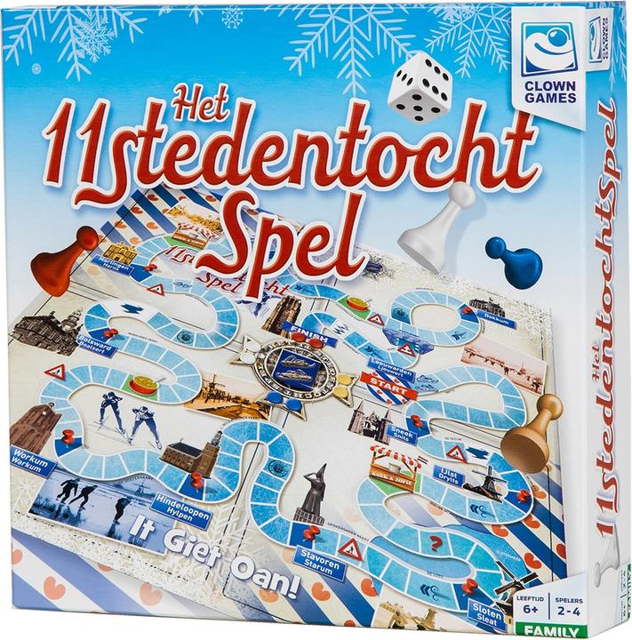 Productafbeelding Clown games Clown De Elfstedentocht Spel (Nederlands, 2 - 4 Spelers)