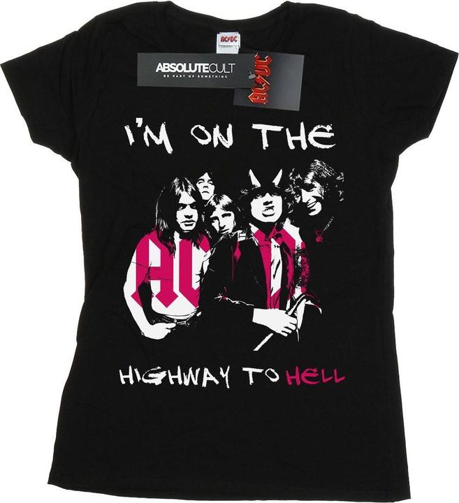 Image du produit AC/DC T-shirt en coton Femme/Ladies I'm On The Highway To Hell (XXL)