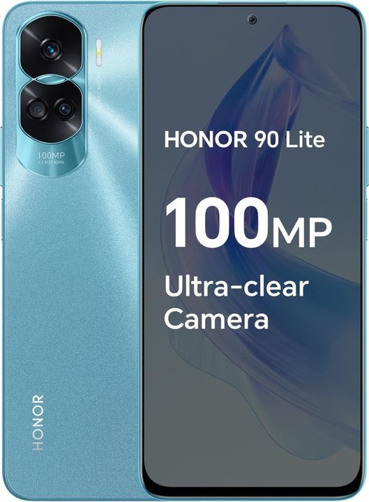 Produktbild Honor 90 Lite (256 GB, Cyan Lake, 6.70", Dual SIM, 100 Mpx, 5G)