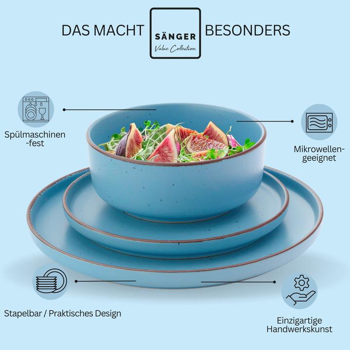 Actual product image Sänger Geschirr Tafelservice Bombay Saphir (16 pcs.)