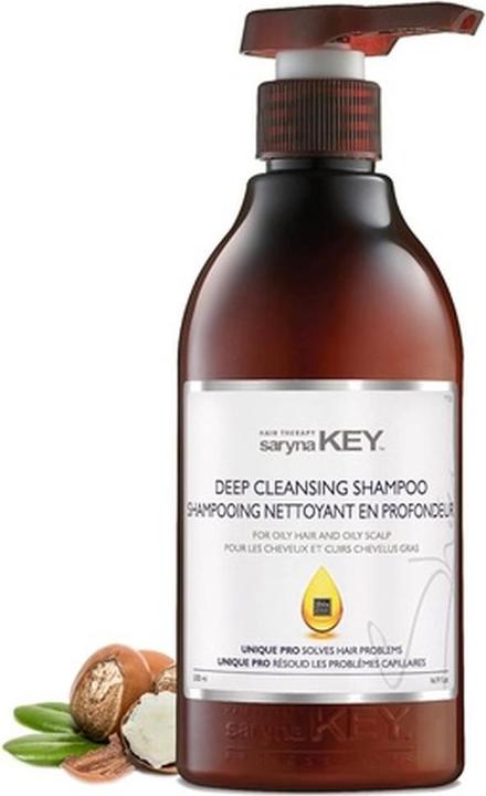 Actual product image Saryna Key Deep Cleansing Shampoo for Oily Hair and Scalp 500ml 16.9oz (500 ml, Liquid shampoo)