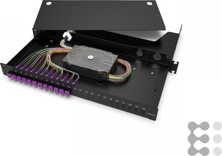 Actual product image Corning LANSCAPE splice box LAN1 12xLCD OM3/4 PGTL sw LAN1-24AV-PGTL-B (Splice boxes/distributor accessories)