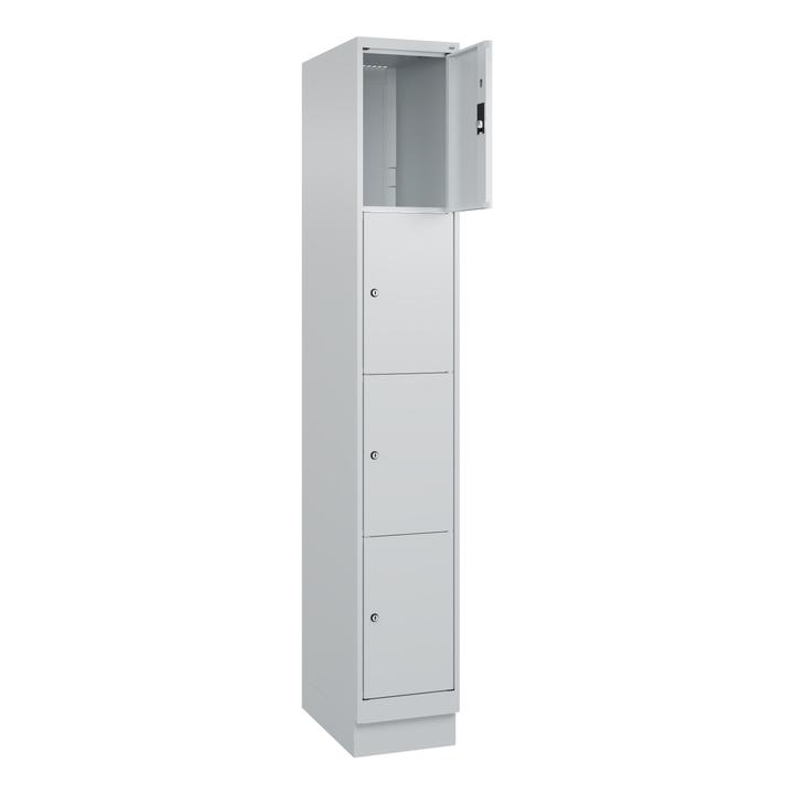 Actual product image C+P Fächerschrank Classic Plus, 4 Fächer übereinander, Abteilbreite 30 cm, mit Sockel (30 cm, 195 cm)