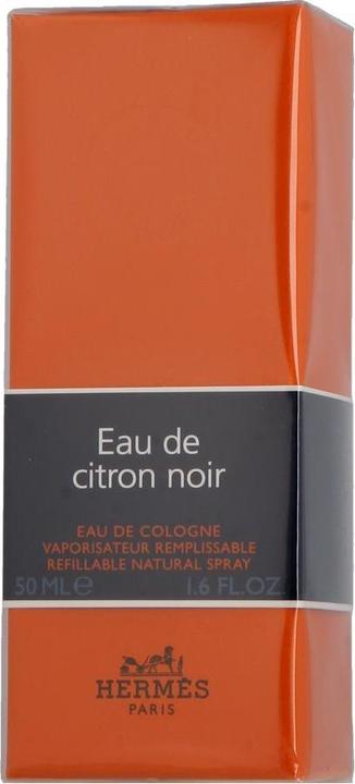 Immagine prodotto Hermès Eau de Citron Noir di Eau de Cologne Spray ricaricabile 50 ml (Eau de cologne, 50 ml)