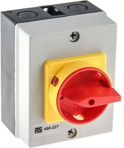 Image du produit RS PRO Interrupteur-sectionneur plastique 32A 4 pôles