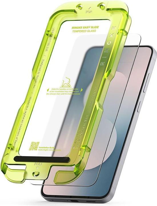Produktbild Ringke - Easy Slide Tempered Glass (2 pack) - Samsung Galaxy S25 FE - Clear (2 Stk., Samsung Galaxy S25 FE)