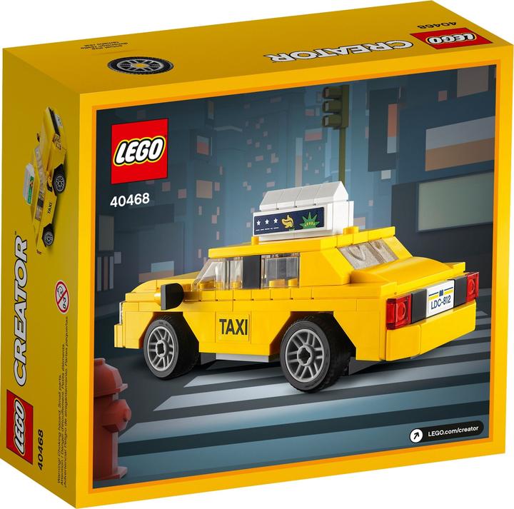 Image du produit LEGO Taxi jaune (40468, LEGO difficiles à trouver)