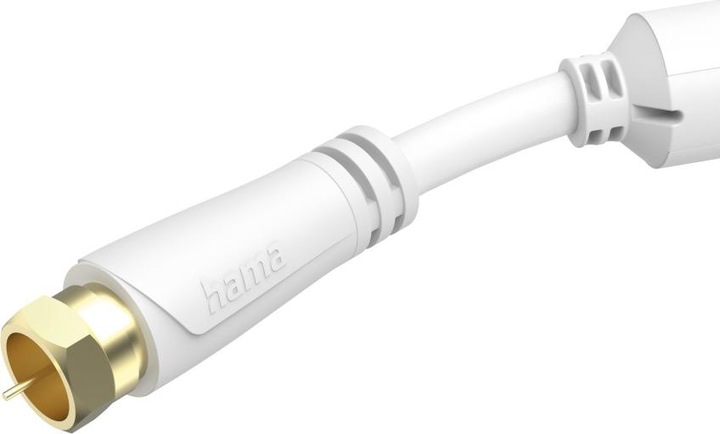 Produktbild Hama SAT-Anschlusskabel, F-Stecker - F-Stecker, vergoldet, 1,5 m, 100 dB (100 dB, Antennenkabel)