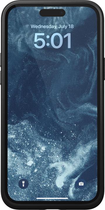 Produktbild Nomad Back Cover Modern Leather iPhone 15 Plus Schwarz (Apple iPhone 15 Plus)