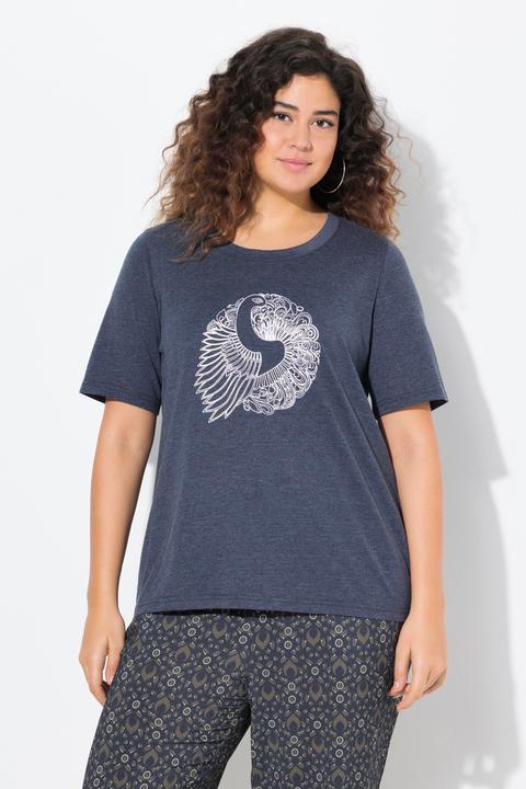 Produktbild Ulla Popken T-Shirt, Tiermotiv, Classic, Rundhals, Halbarm (58)
