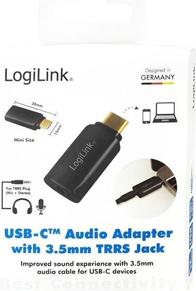Actual product image LogiLink 3.5 mm USB-C (Digital -> Analog)