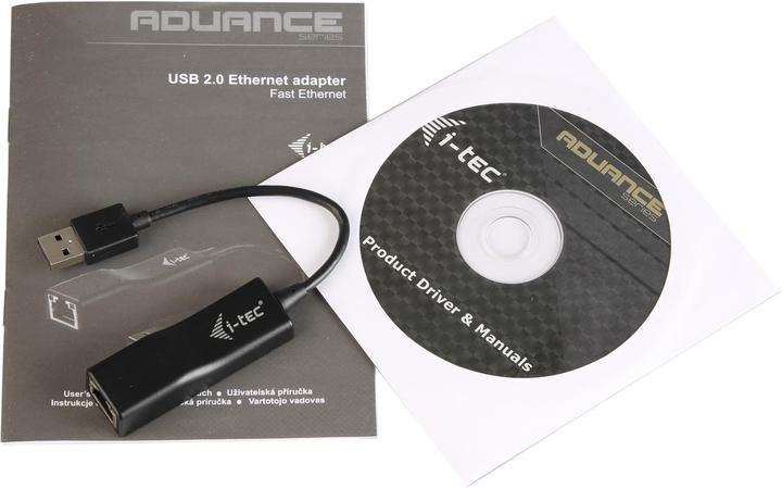 Productafbeelding i-tec USB 2.0 naar (USB, RJ45/LAN (1x))