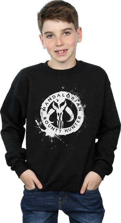 Image du produit Star Wars - Sweat THE MANDALORIAN BOUNTY HUNTER SPLATTER SKULL - Garçon (140, 146)