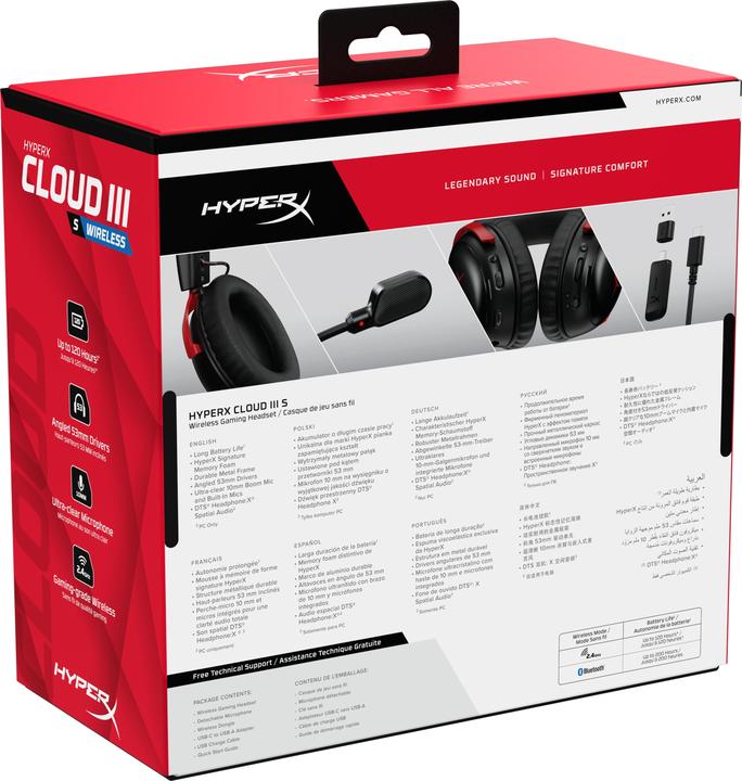 Image du produit HyperX Cloud III S (Sans fil)