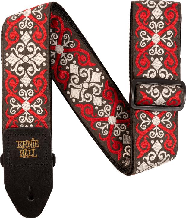 Produktbild Ernie Ball Gitarrengurt, Jacquard, Red Trellis (Instrumentengurt)