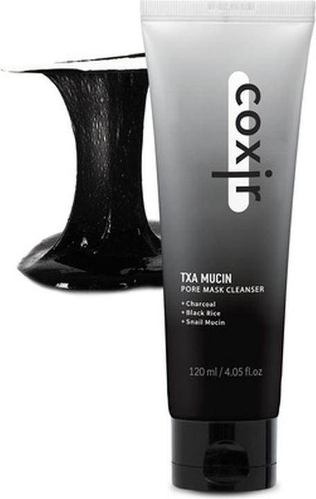 Immagine prodotto Coxir Txa Mucin Pore Mask Cleanser with Tranexamic Acid, Charcoal, and Black Rice (120 ml)